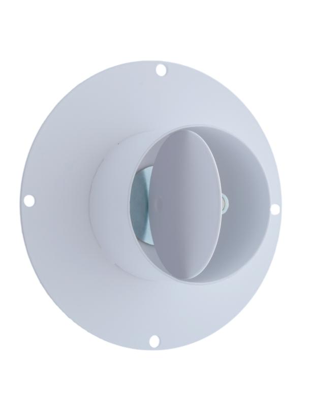 Pokrętło szybra do zabudowy okrągłe SZKŻ-REG-OK-ML-B (białe)