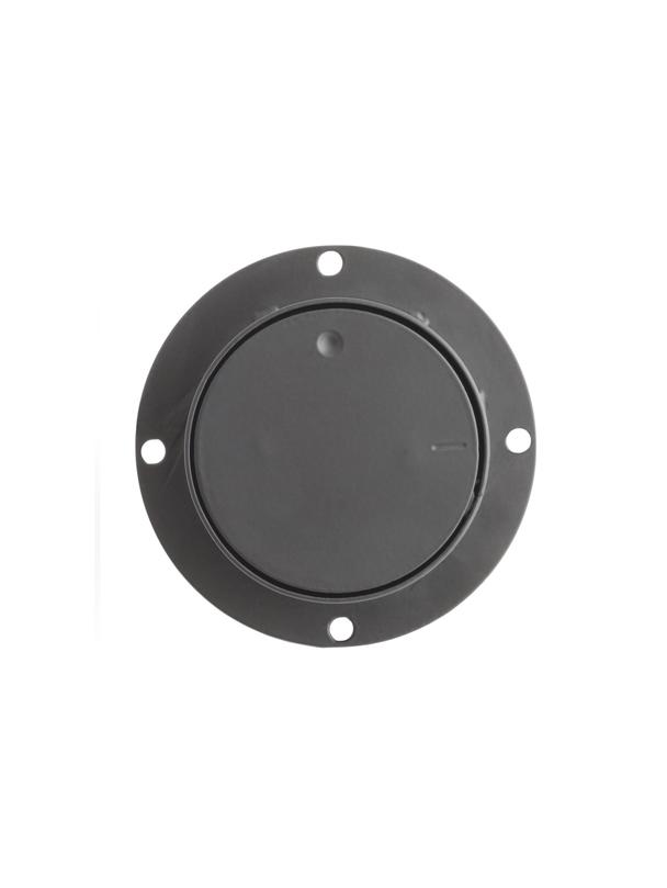 Pokrętło szybra do zabudowy okrągłe SZKŻ-REG-OK-ML-CZ (czarne)