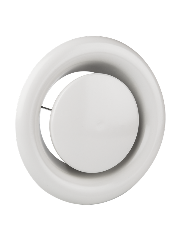 Anemostat wywiewny ASW125 ML (biały)