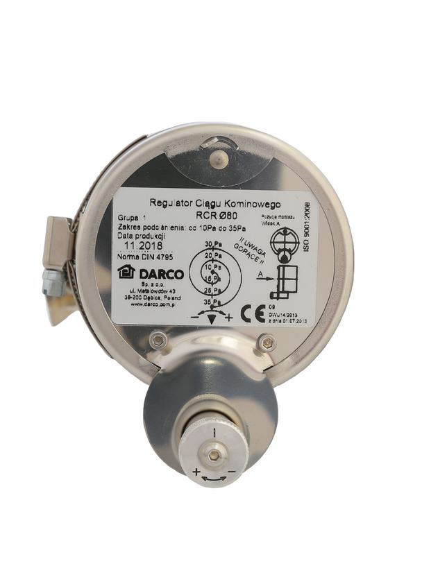 Regulator ciągu RCR (fi080) do rur 080-110