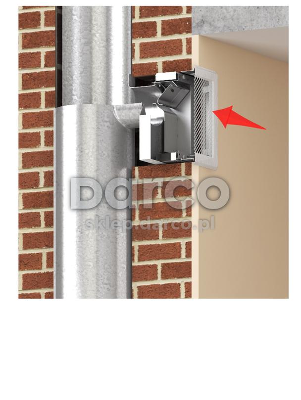 Kaseta dolotowa stabilizator wentylacji KDSW1/fi125-OC