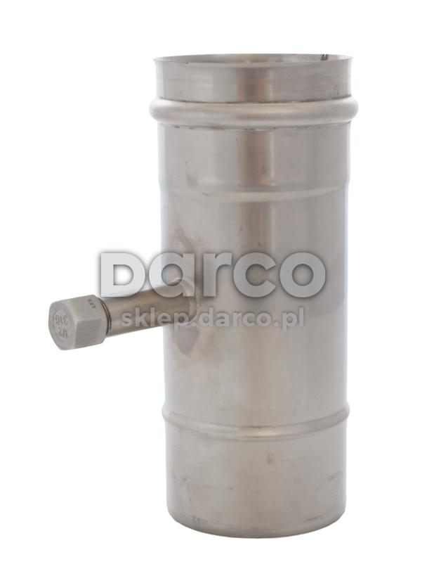 Rura prosta spalinowa ROP100/250-KS-X4 z króćcem pomiarowym 1/4"