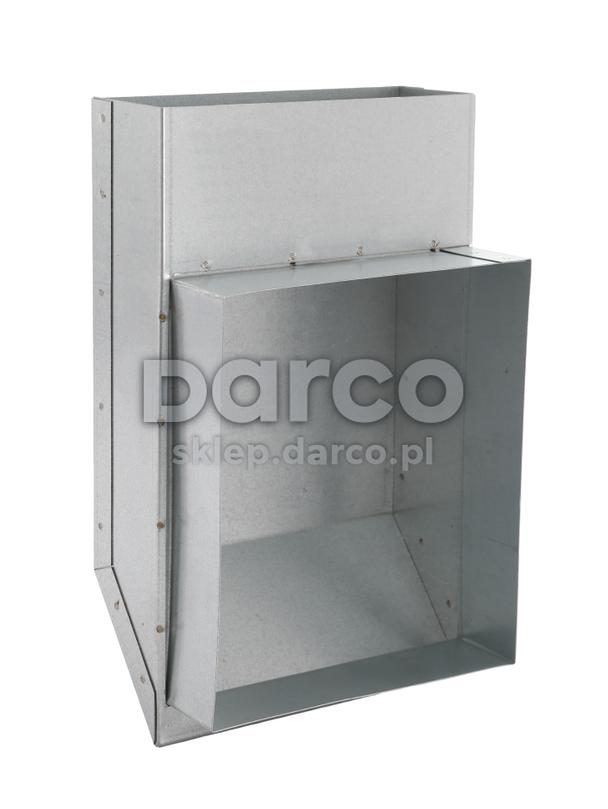 Kształtka L - KLP200X50/KRL14-OC (K14) z wylotem prostokątnym