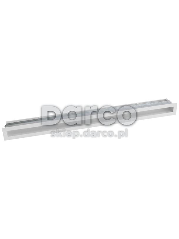 Kratka V-OPEN-KRVO-I/R-900x70-ML.B biała, oklejona filcem z ramką OC