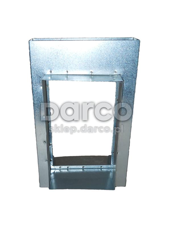 Kształtka L - KLP150X50/2XKRL1-OC (2 x K1) z wylotem prostokątnym