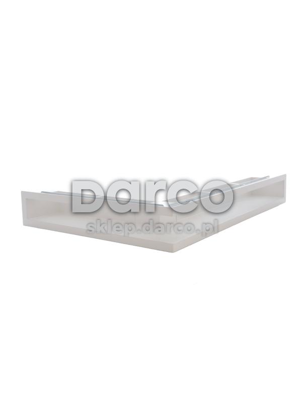 Kratka V-OPEN-KRVO-L/R-700x500/70-L-ML.B biała (lewa), oklejona filcem z ramką OC