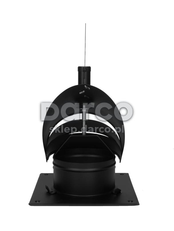 Rotowent DRAGON RO180CH-DR-PK-ML.RAL9005 CZARNY (1.4404)