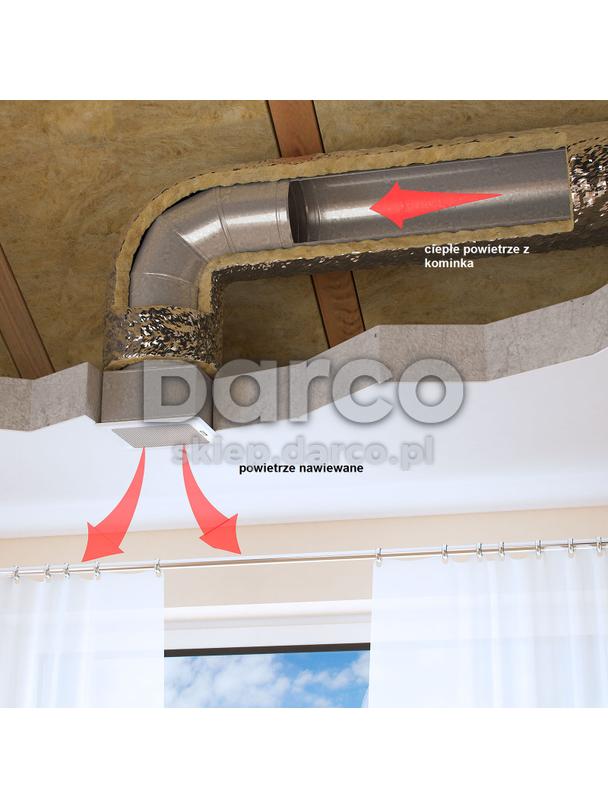 Kratka osłonowa z żaluzją KRLz14-ML-B light (biała)