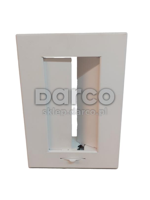 Kratka VENTLAB KRVG200x145-ML.B  z ruchomą żaluzją "GATE", biała