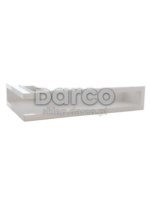 Kratka V-OPEN-KRVO-L/R-500x300/100-L-ML.B biała (lewa), oklejona filcem z ramką OC