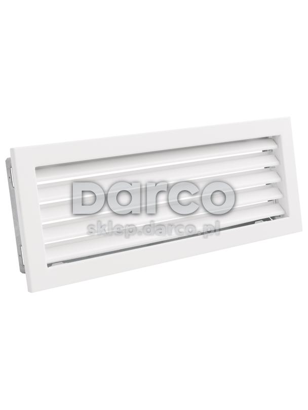 Kratka VENTLAB KRVZS450x170-ML.B z żaluzją STAŁĄ biała