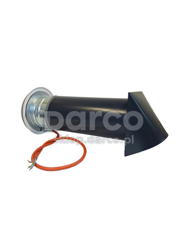 Nawietrzak NOGS110A-ML.RAL7016 - anemostat biały , filtr, stabiler, grzałka - czerpnia RAL7016
