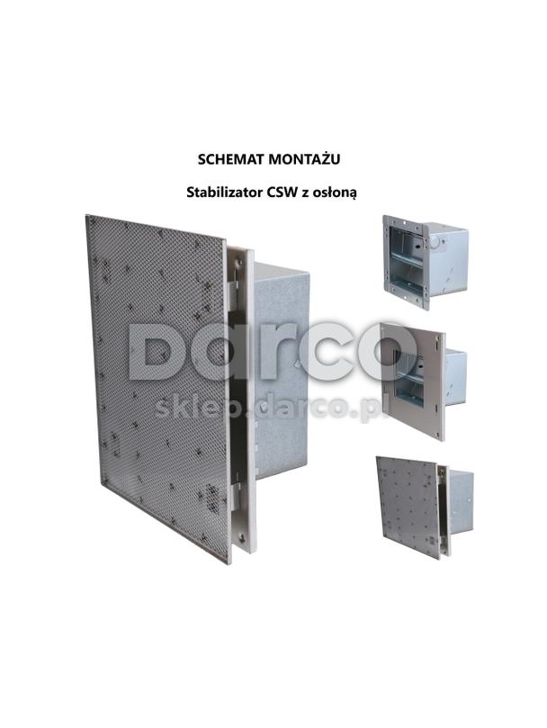 Osłona CSW2-G pod rigips do stabilizatora wentylacji - CSW2