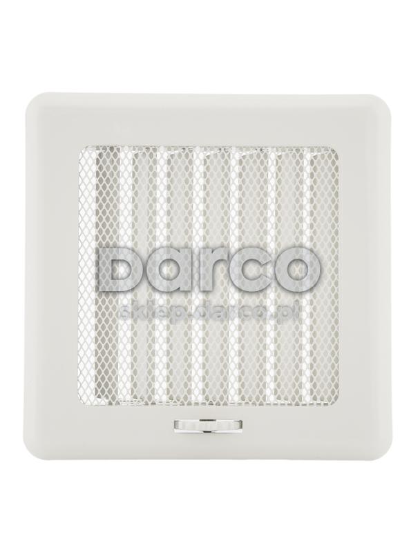 Kratka osłonowa z żaluzją KRLz14-ML-B light (biała)