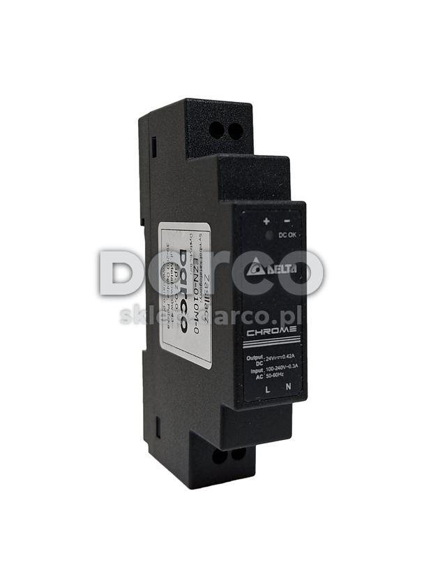 Zasilacz EZN-010M-0 na szynę DIN Delta 24V, 10W, 0,42A  (DRC-24V10W1AZ) ( ART-AN)