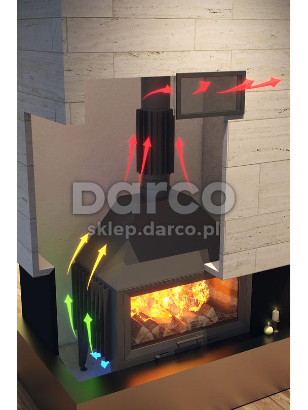 Kratka VENTLAB KRVSM220x220-ML.B bez żaluzji z siatką, biała