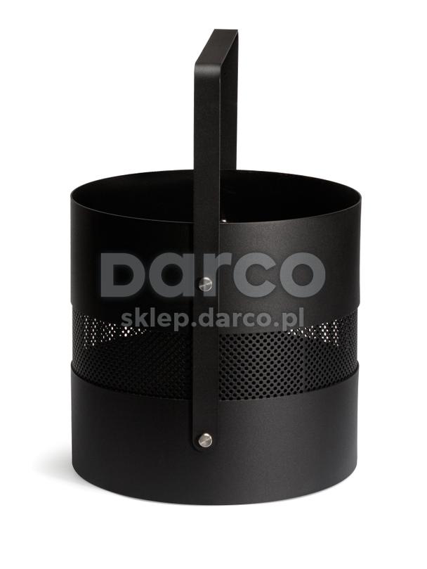 Kosz na drewno "AERO HOLD 2"  OKRĄGŁY ML.CZ z uchwytem  (KND-06-ML.CZ)