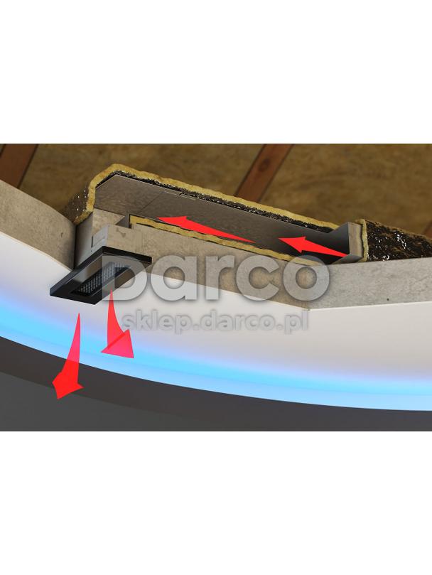 Kratka osłonowa do kanału 150x50 KRKP150x50-ML-CZ