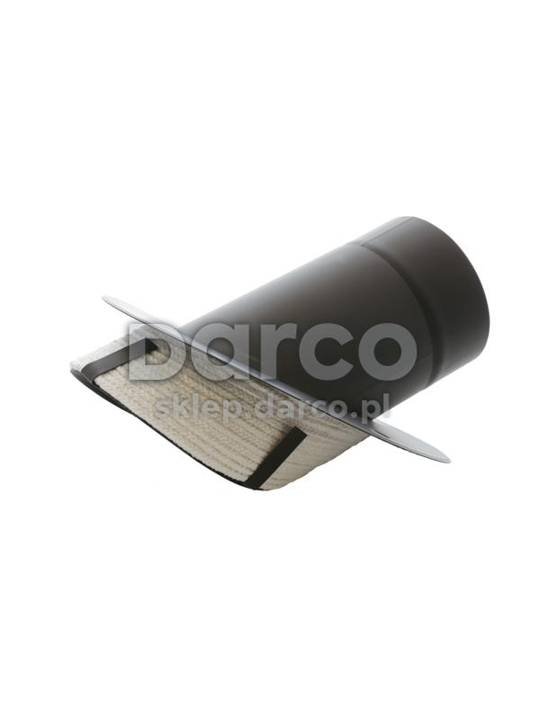 Wkładka kątowa 45st WKK-CS150/200/45-CZ (ML) z rurą i rozetą