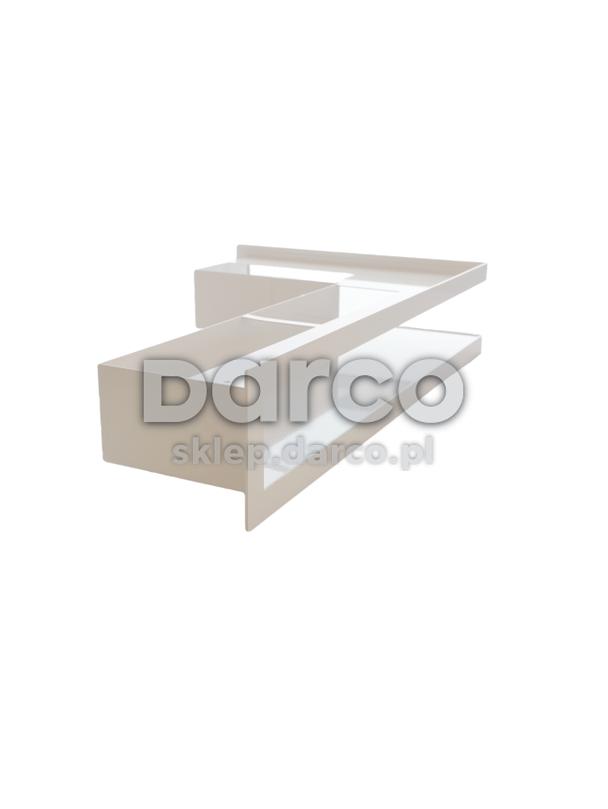 Kratka V-OPEN-KRVO-L-300x500/100-P-ML.B biała (prawa)