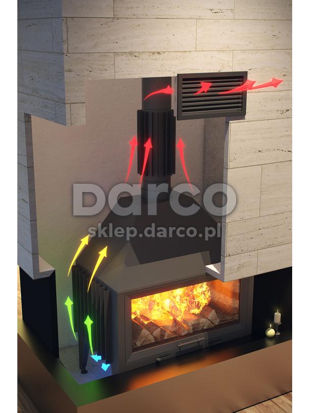 Kratka VENTLAB KRVZS190x170-ML.B z żaluzją STAŁĄ biała