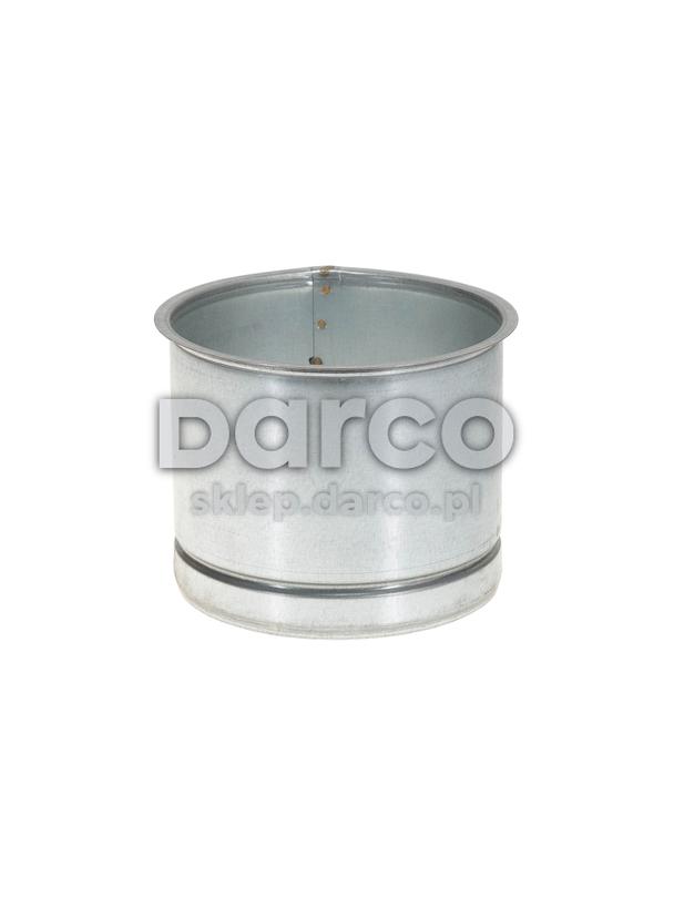 Króciec spiro KSP150-OC-O/H=100  (połączenie przez opaskę / rura spiro )