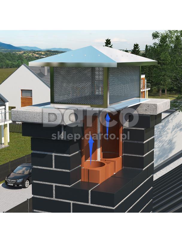 Daszek kopertowy DAK140X140-CH