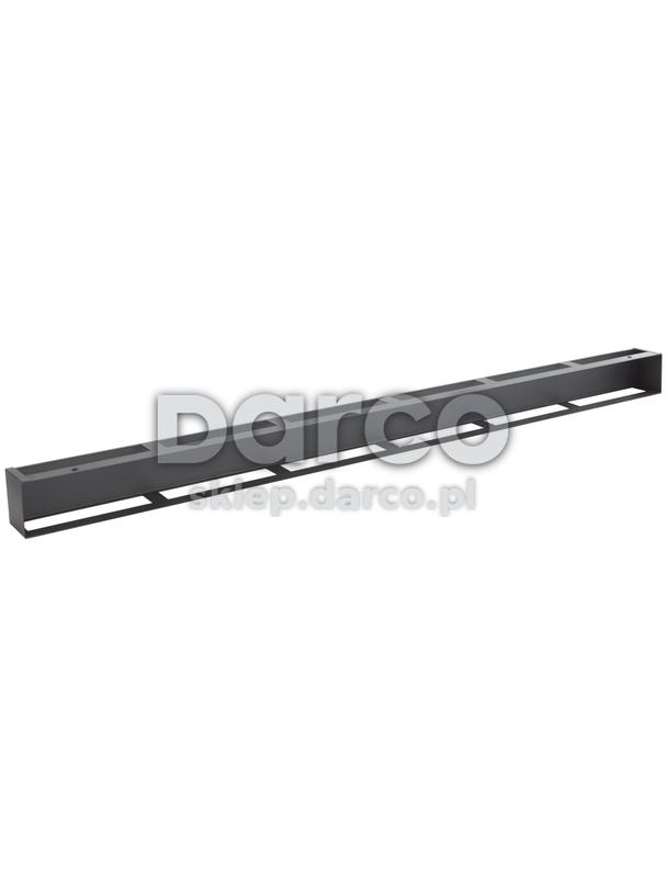 Maskownica kratki loft MKKRR1000x100-ML.CZ CZARNA