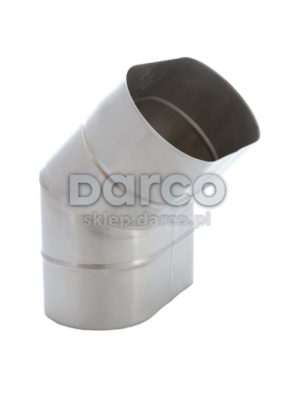 Kolano stałe owalne KSow120x215/45-CH6