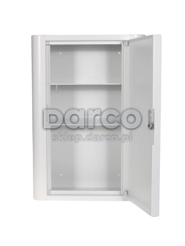 Apteczka metalowa 440x300x160-ML.B /  z zamkiem i naklejką