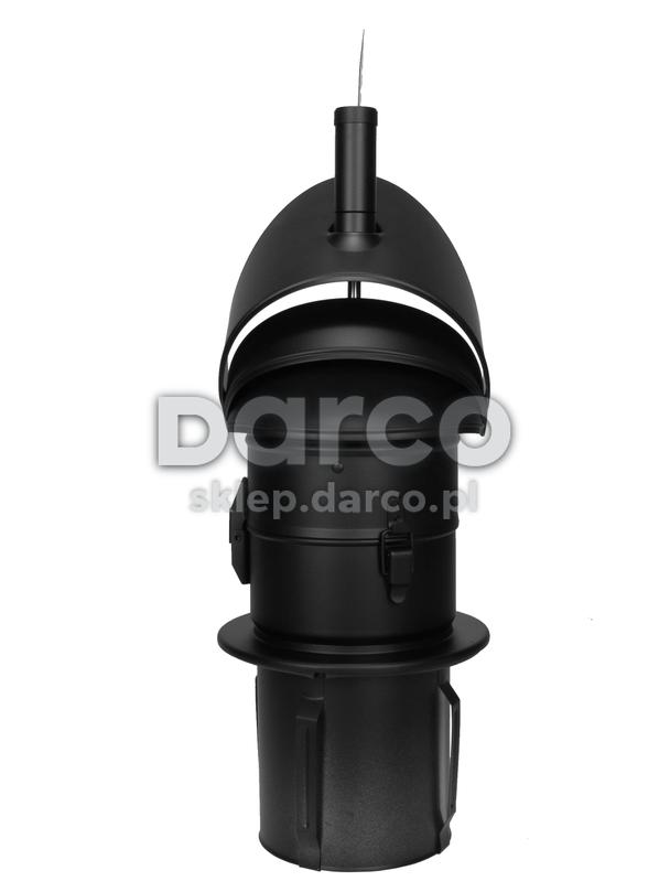 Rotowent DRAGON RO180CH-DR-PTU-ML.RAL9005 CZARNY (1.4404)