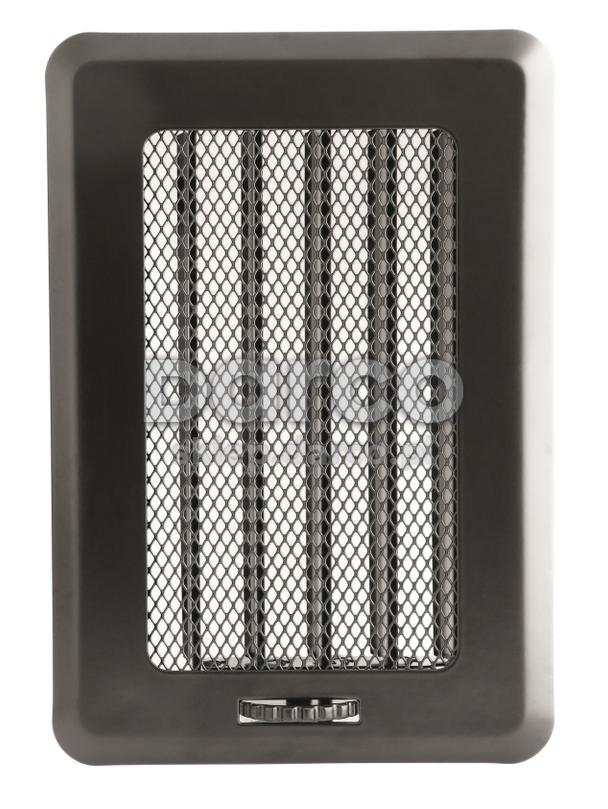 Kratka osłonowa z żaluzją KRLz1-ML-GR light (grafitowa)