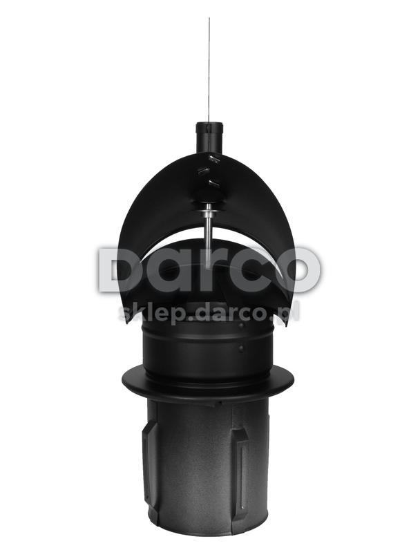 Rotowent DRAGON RO150CH-DR-PT-ML.RAL9005 CZARNY (1.4404)
