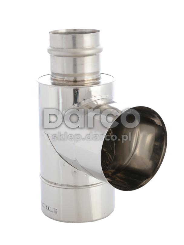 Trójnik spalinowo-powietrzny TRD060/100/90-DB-KSP-X4 z dolotem bocznym