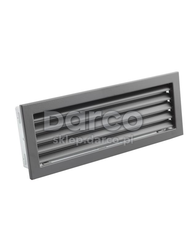 Kratka VENTLAB KRVZS325x195-ML.CZ z żaluzją STAŁĄ czarna