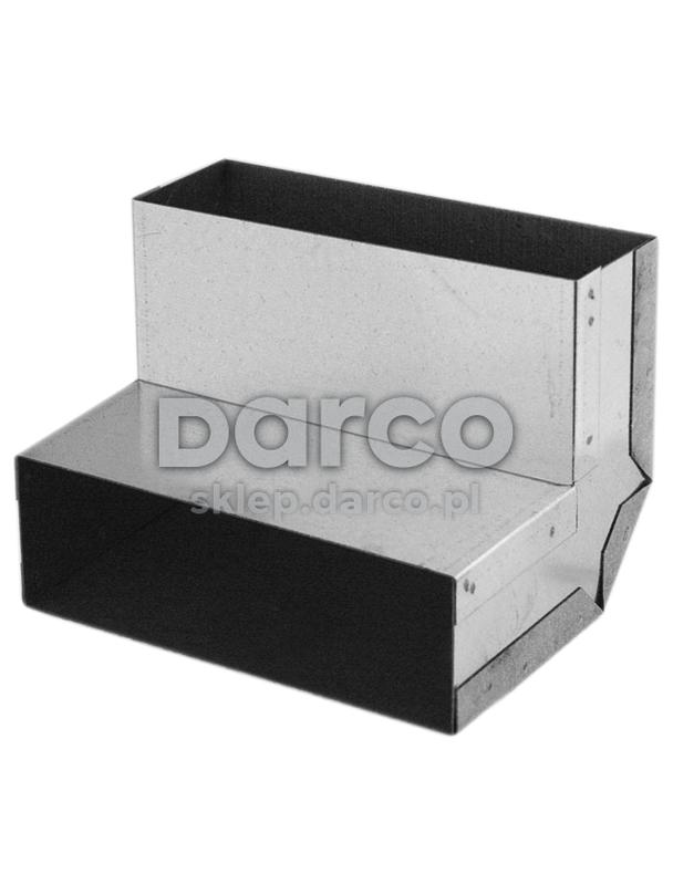 Kolano prostokątne KSS200x50/90-OC (ściana-strop) (KSS-01/02)