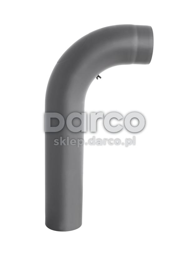 Kolano gięte KGR130/90-CZ2/W (ML) wysokie z rewizją SZARE