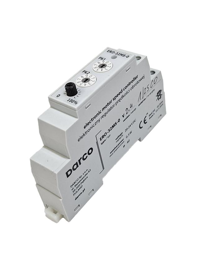Elektroniczny Regulator Obrotów ERO-32MS-0 do TH,THP (wersja na szynę TS-35)