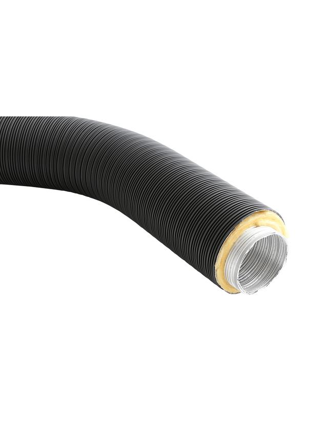 Rura elastyczna REPI-125/166x750-ML-CZ - spiro z izolacją CZARNA