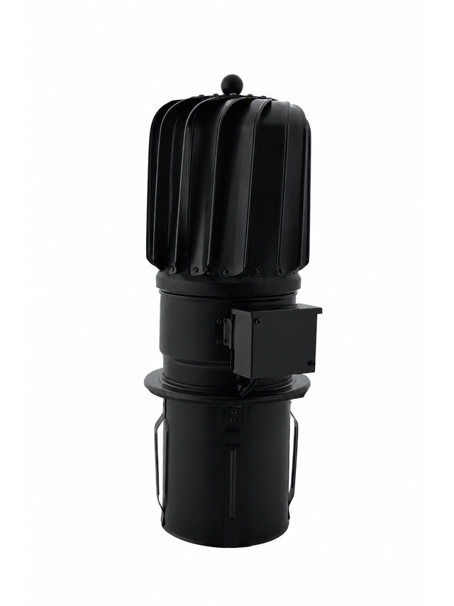 Turbowent TULIPAN Hybrydowy TH150ML.CZ-T-PT  ( RAL 9005)