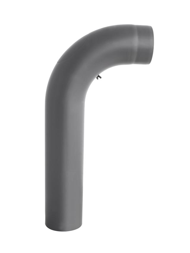 Kolano gięte KGR130/90-CZ2/W (ML) wysokie z rewizją SZARE